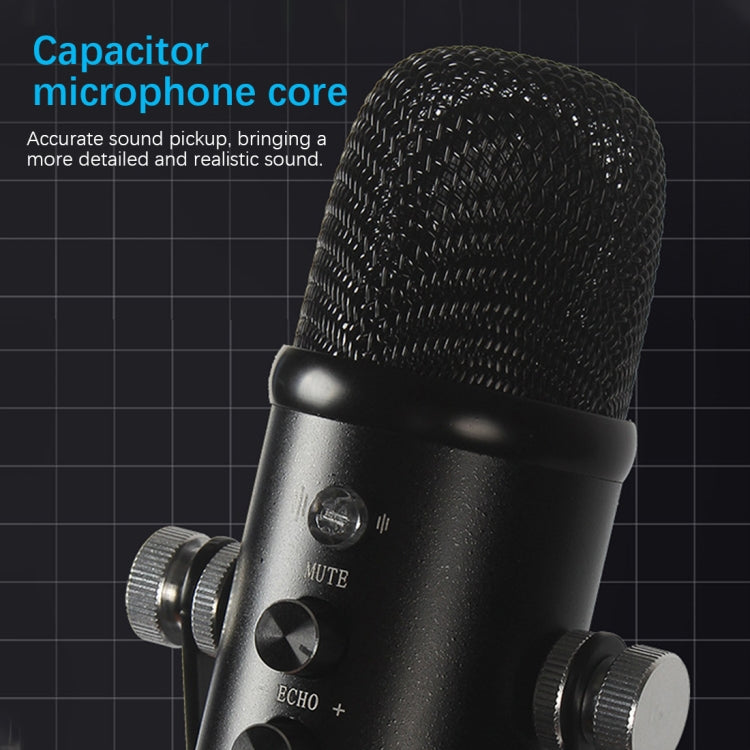 BM-86 USB Condenser Microphone Voice Recording Computer Microphone Live Broadcast Equipment Set