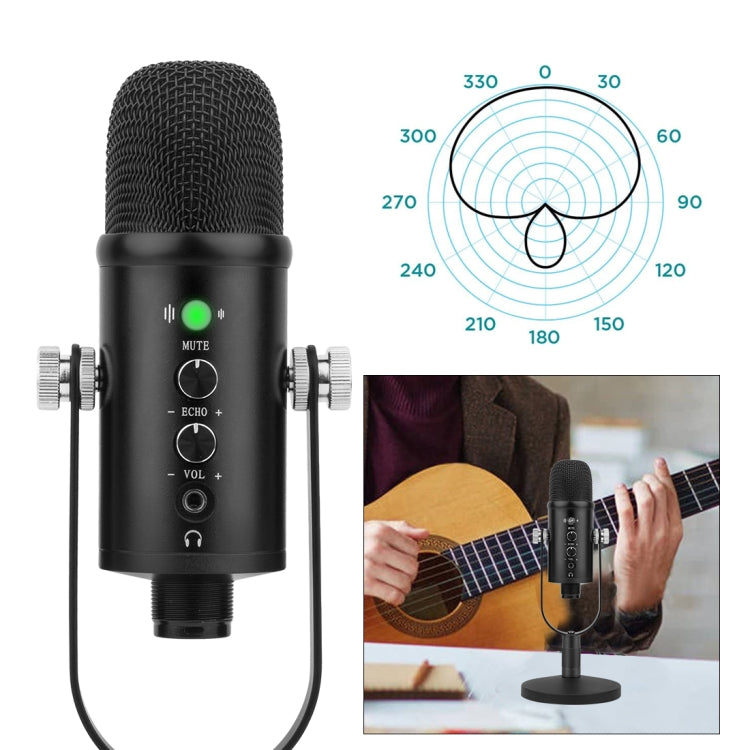 BM-86 USB Condenser Microphone Voice Recording Computer Microphone Live Broadcast Equipment Set