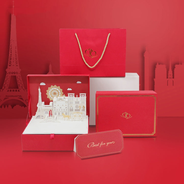 Love Story Three-Dimensional Gift Box Creative Gift Packaging Box