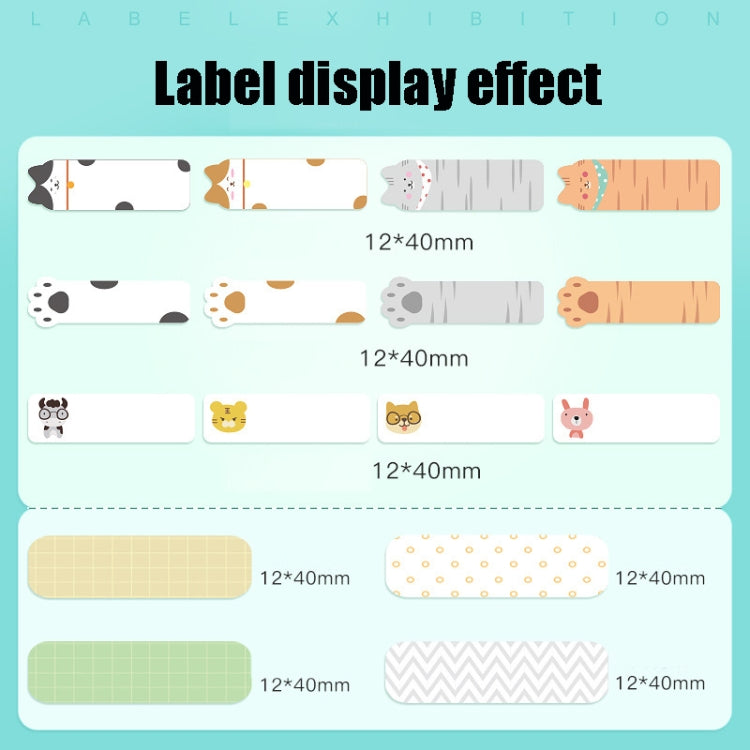 Thermal Label Paper Cosmetic Sticker Bottled Name Sticker For NIIMBOT D11 Printer