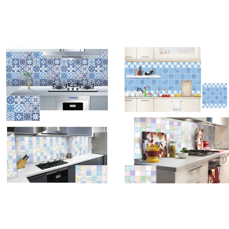 Kitchen Anti-Smoke Tile Wall Stickers Stove Wallpaper My Store