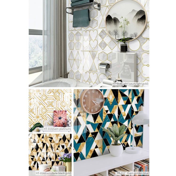 Geometric Pattern Staircase Wall Tile Sticker Kitchen Stove Water And Oil Proof Stickers My Store