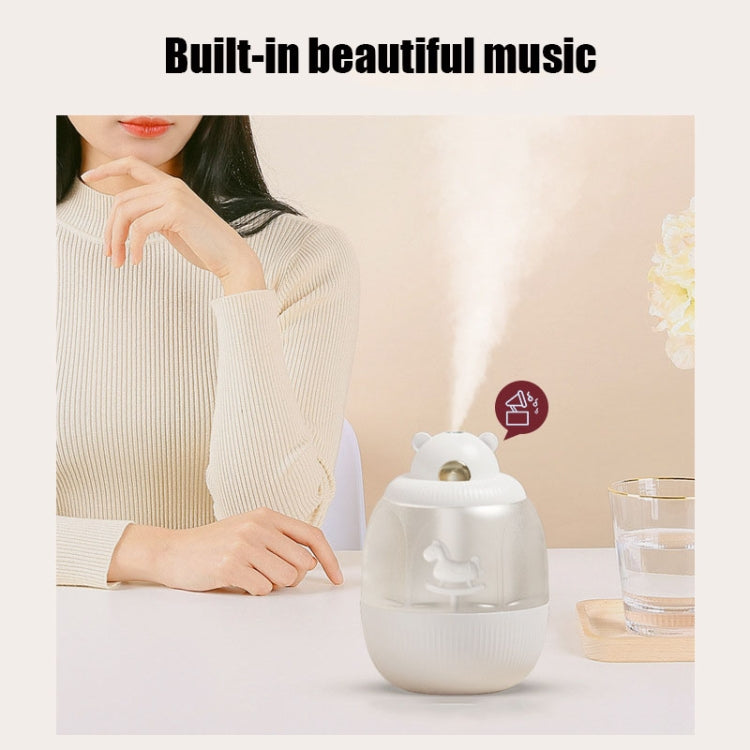 MJ010 USB Air Humidifier Home Small Bedroom Desktop Carousel Air Humidifier with Music Box Reluova