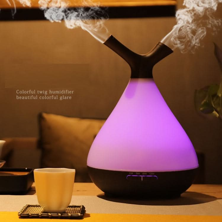 YCTA-008 Household Mute Small Wood Grain Colorful Light Aroma Diffuser Night Tree Air Humidifier Reluova