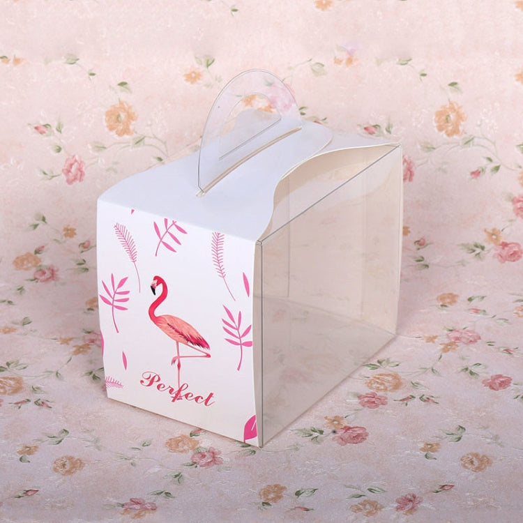 50 Pieces Set Portable Transparent Pieces Cake Box Mousse Pastry Packaging Box My Store