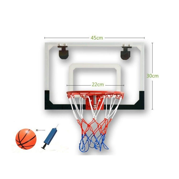 Children Basketball Stand Transparent Wall-Mounted Basketball Board Reluova