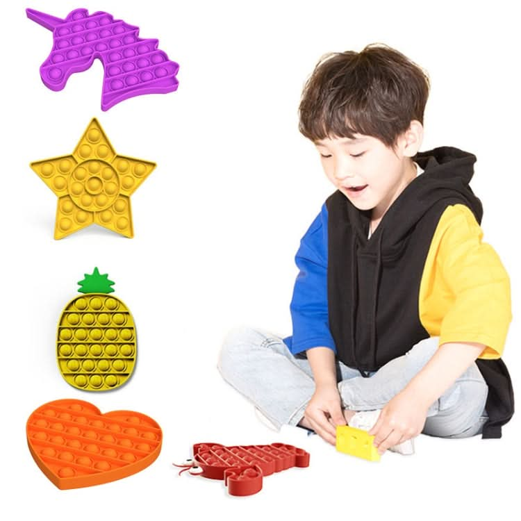 2 PCS Children Mathematical Logic Educational Toys Silicone Pressing Parent-Child Interactive Board Game, Style:-Reluova