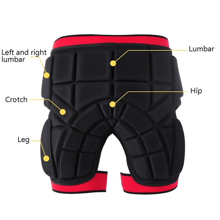 SULAITE Roller Skating Protective Equipment Fishing Pants Outdoor Sports Drop Diaper Pants Protective Gear