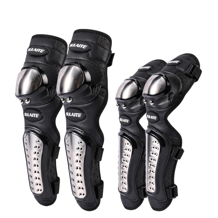 SULAITE GT341 Motorcycle Stainless Steel Knee Pads Elbow Pads Off-Road Cycling Racing Anti-Fall Sports Protective Gear ÎҵÄÉ̵ê