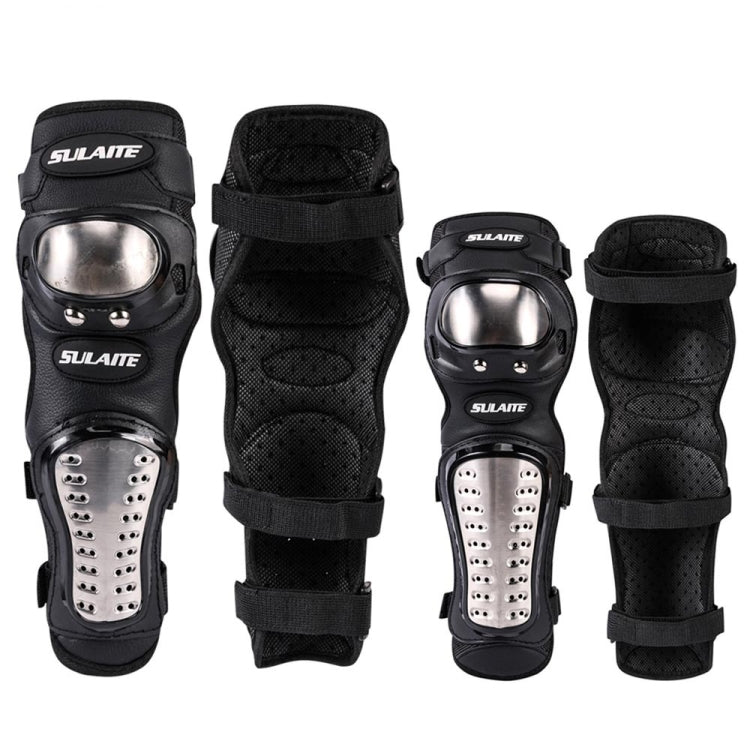 SULAITE GT341 Motorcycle Stainless Steel Knee Pads Elbow Pads Off-Road Cycling Racing Anti-Fall Sports Protective Gear ÎҵÄÉ̵ê