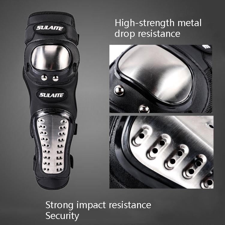 SULAITE GT341 Motorcycle Stainless Steel Knee Pads Elbow Pads Off-Road Cycling Racing Anti-Fall Sports Protective Gear ÎҵÄÉ̵ê