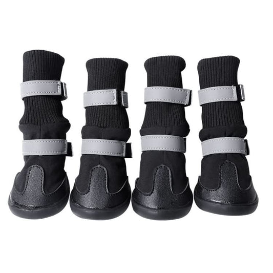 Pet Long-Tube Shoes Medium & Large Dogs Outdoor Wear-Resistant Snow Boots - Reluova