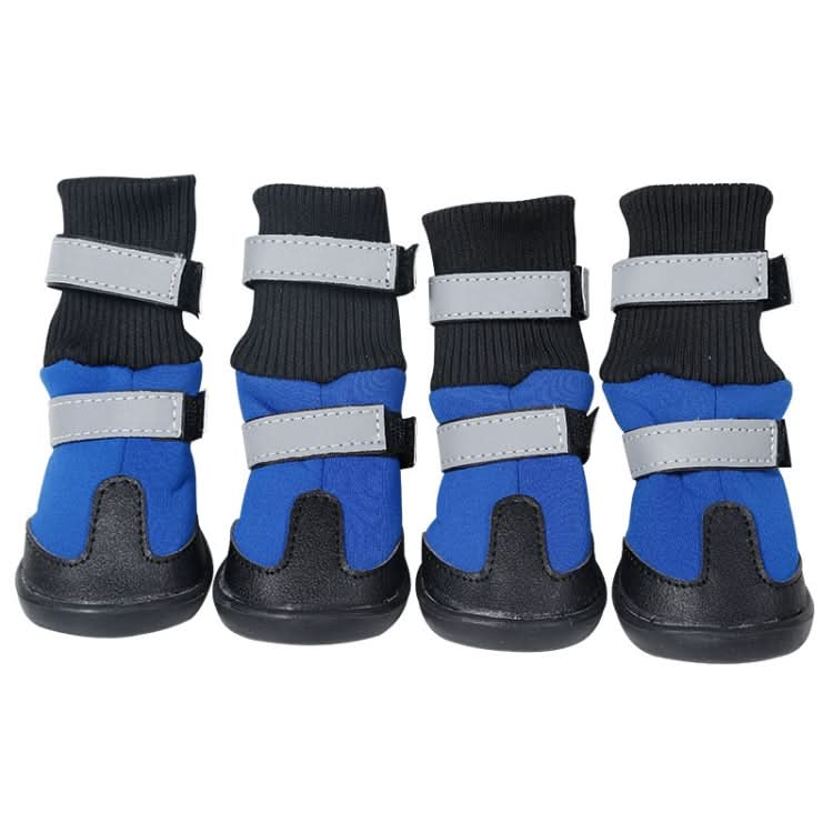 Pet Long-Tube Shoes Medium & Large Dogs Outdoor Wear-Resistant Snow Boots - Reluova