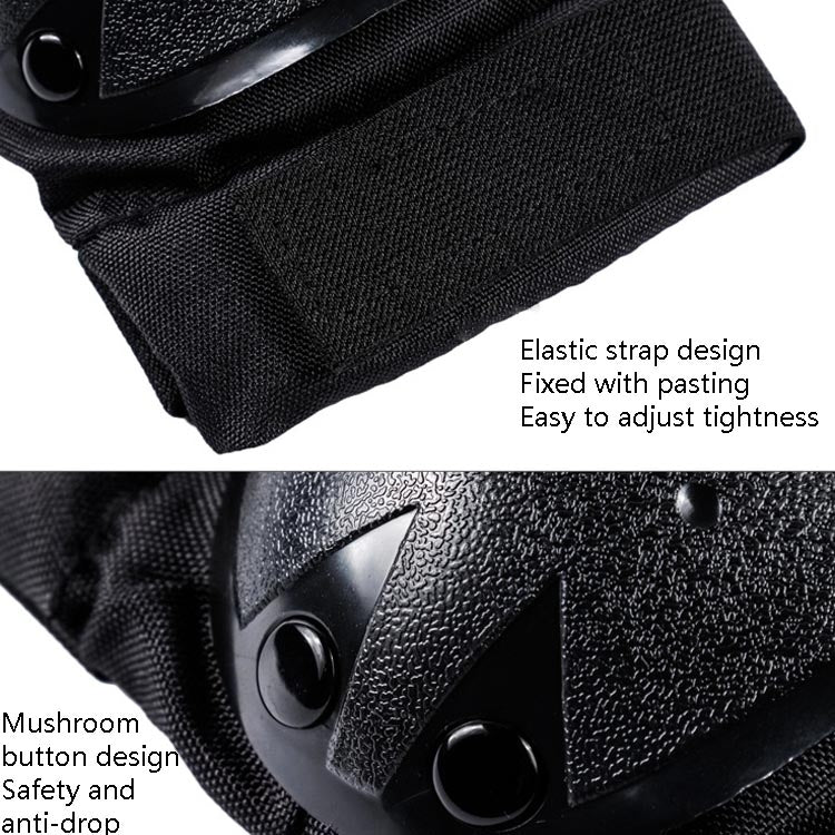 SULAITE 4 In 1 Outdoor Sports Knee Pads + Elbow Pads Set Off-Road Sports Protective Gear