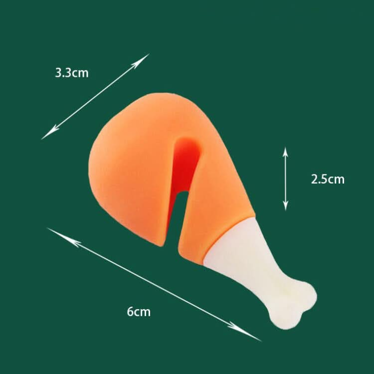 Chicken Leg Shaped Pot Lid Anti-Overflow Device Silicone Pot Lid Elevated Anti-Overflow Gadget - Reluova