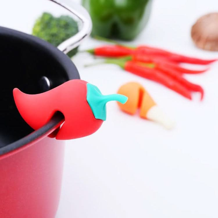 Small Pepper Shape Pot Lid Overflow Preventer Silicone Pot Lid Raised Anti Overflow Gadgets - Reluova