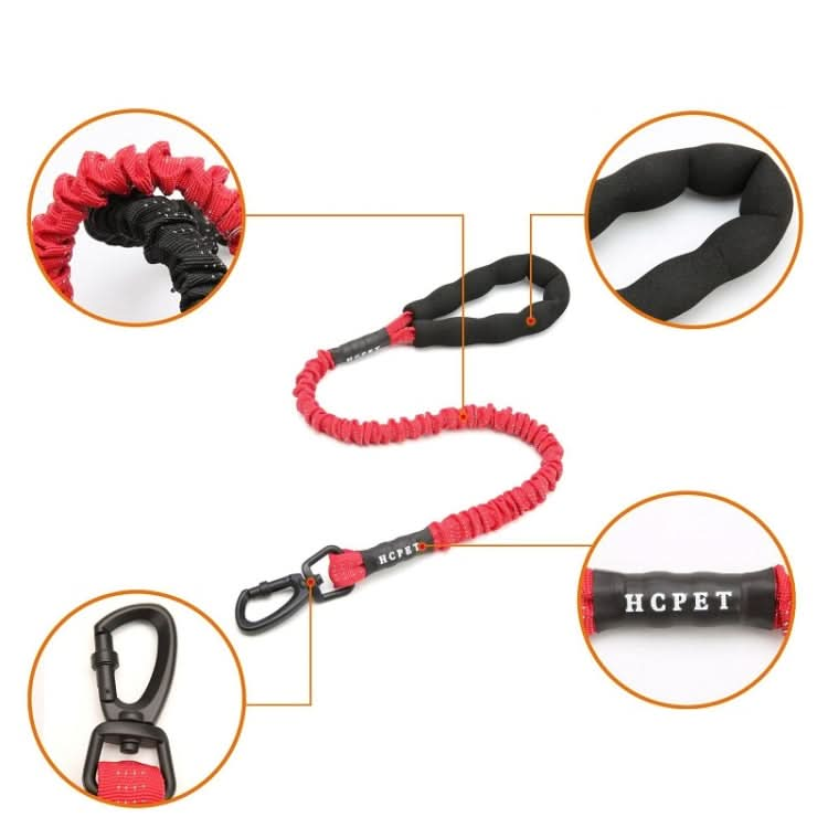 HCPET Dog Traction Rope Pet High-Elastic Explosion-Proof Elastic Rope - Reluova