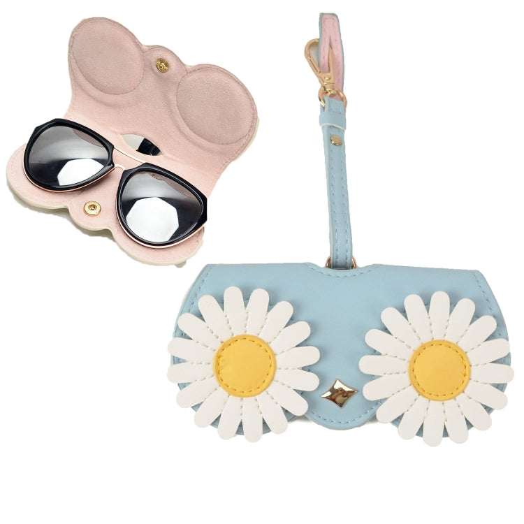 Cute And Funny PU Sunglasses Case Portable Glasses Case With Hanging Buckle Reluova