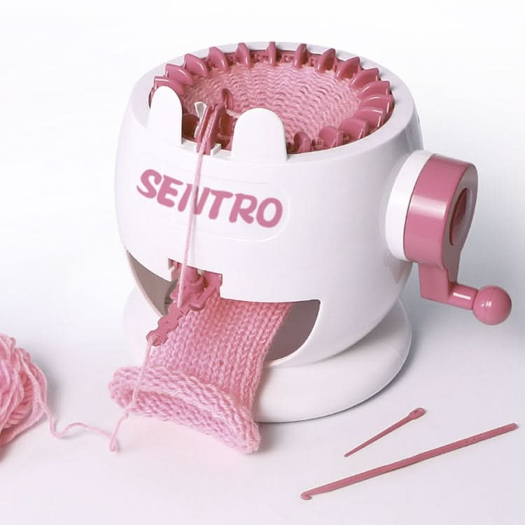 Hand Knitting Machine Children Play House Toy DIY Knitting Wool Machine Reluova