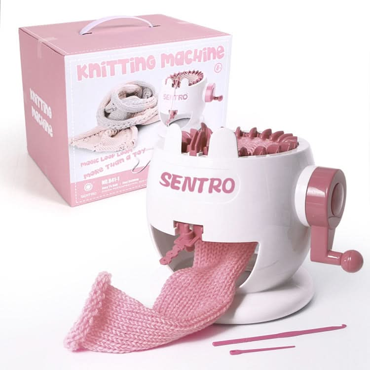 Hand Knitting Machine Children Play House Toy DIY Knitting Wool Machine Reluova