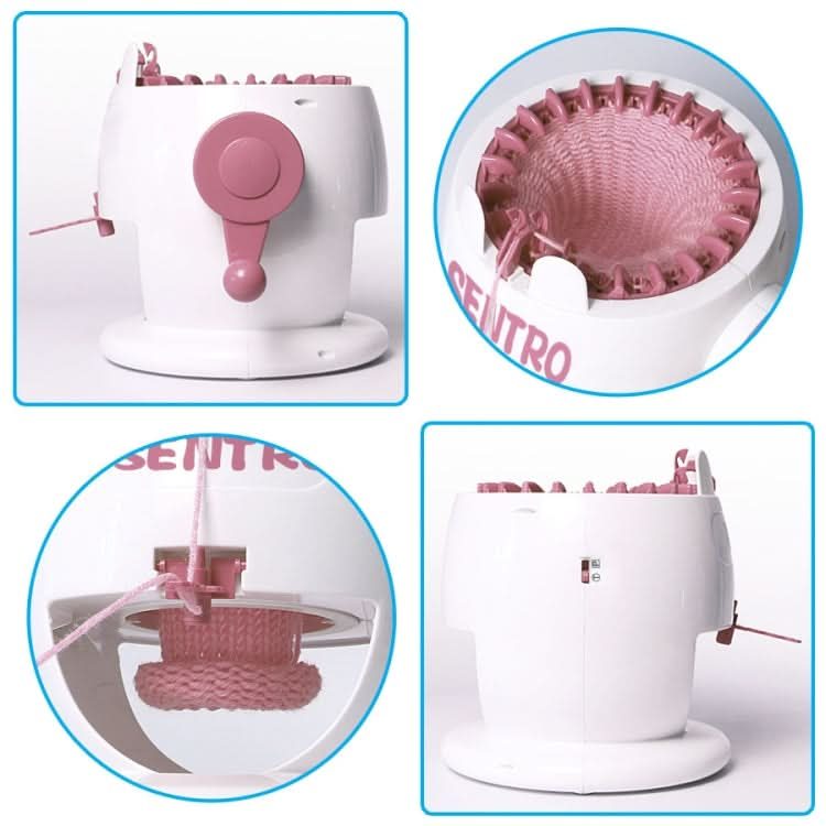 Hand Knitting Machine Children Play House Toy DIY Knitting Wool Machine Reluova