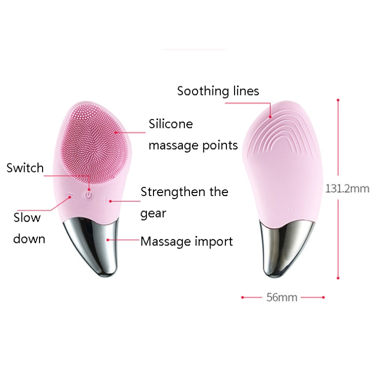 Ultrasonic Vibration Facial Cleansing Apparatus Multifunctional Electric Facial Washing Brush Reluova