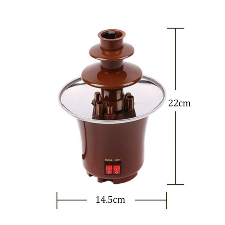 Mini Fountain Creative Design Chocolate Heating Fondue Machine Reluova