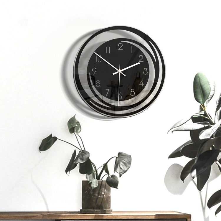 TM009 Home Living Room Decoration Acrylic Wall Clock Transparent Silent Clock My Store