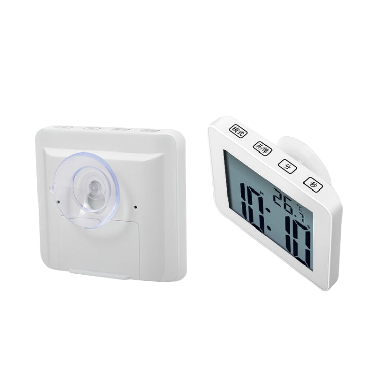 Waterproof Wall Clock LCD Bathroom Clock Kitchen Electronic Alarm Clock My Store