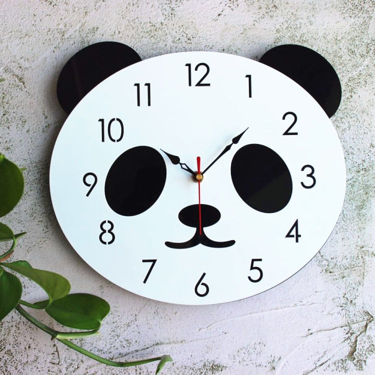 Cartoon Wall Clock Acrylic Clock Panda Simple Home Wall Clock My Store