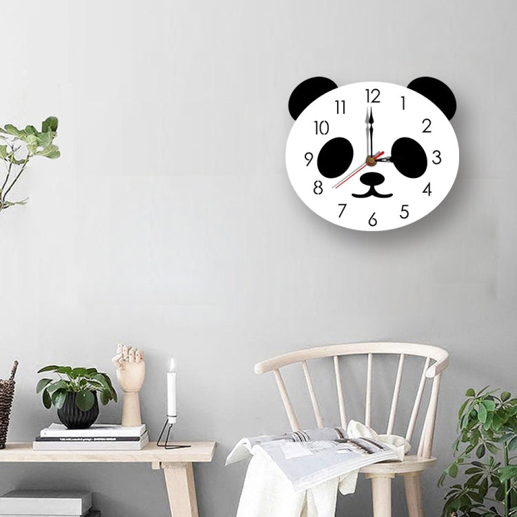 Cartoon Wall Clock Acrylic Clock Panda Simple Home Wall Clock My Store