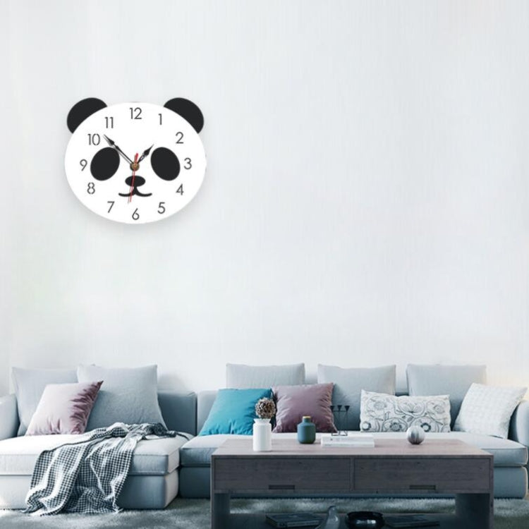 Cartoon Wall Clock Acrylic Clock Panda Simple Home Wall Clock My Store