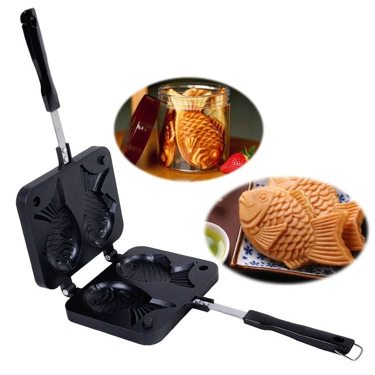 Fish-Shaped Bakeware Waffle Pan Baking Sea Bream Cake Mold Home Tools Reluova