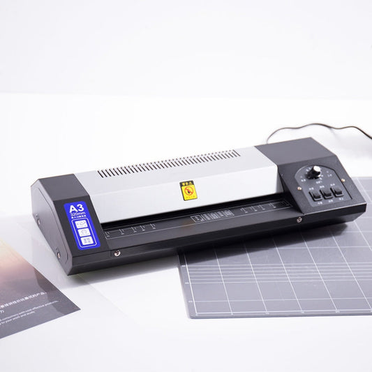 Deli 3890 Photo Laminating Machine Heat Sealing And Cold Laminating Dual-Use Laminating Machine, CN Plug