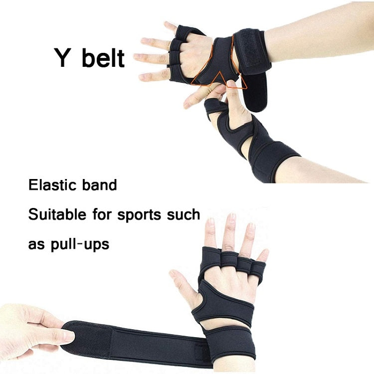 Half-Finger Sports Gloves Non-Slip Silicone Fitness Equipment Gloves Sports Compression Wristbands