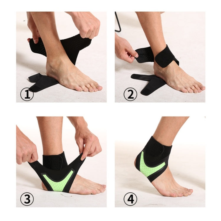 Neoprene Sports Ankle Support Ankle Compression Fixed Support Protective Strap Reluova