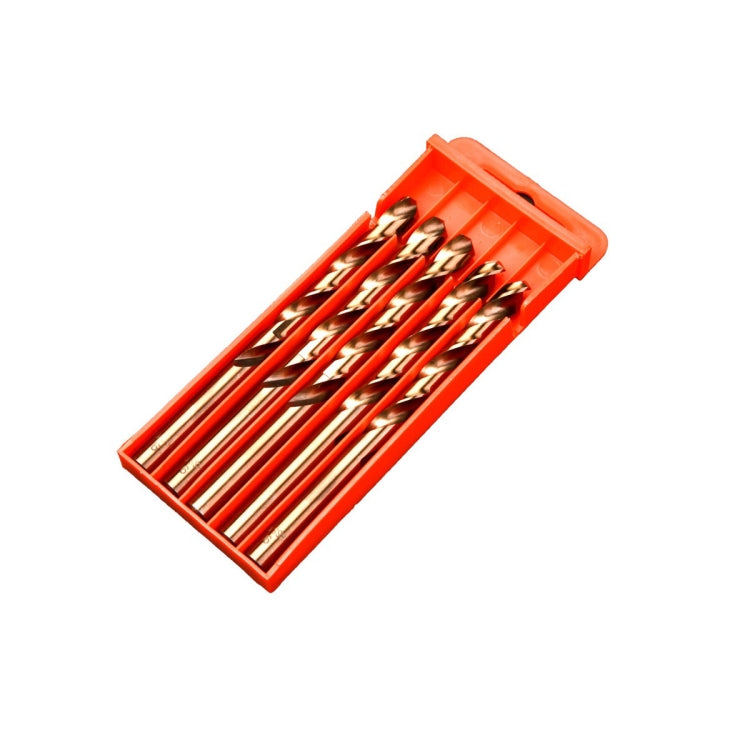 5pcs / Pack 11.5mm High Speed Steel M35 Cobalt-Containing Twist Drill Fully Ground Stainless Steel Drill Bit