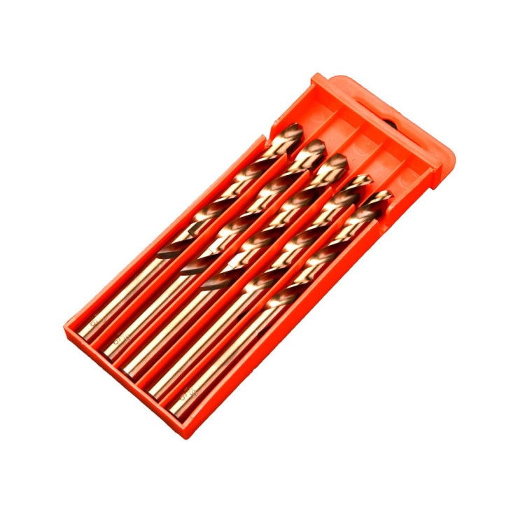 5pcs / Pack 11.5mm High Speed Steel M35 Cobalt-Containing Twist Drill Fully Ground Stainless Steel Drill Bit