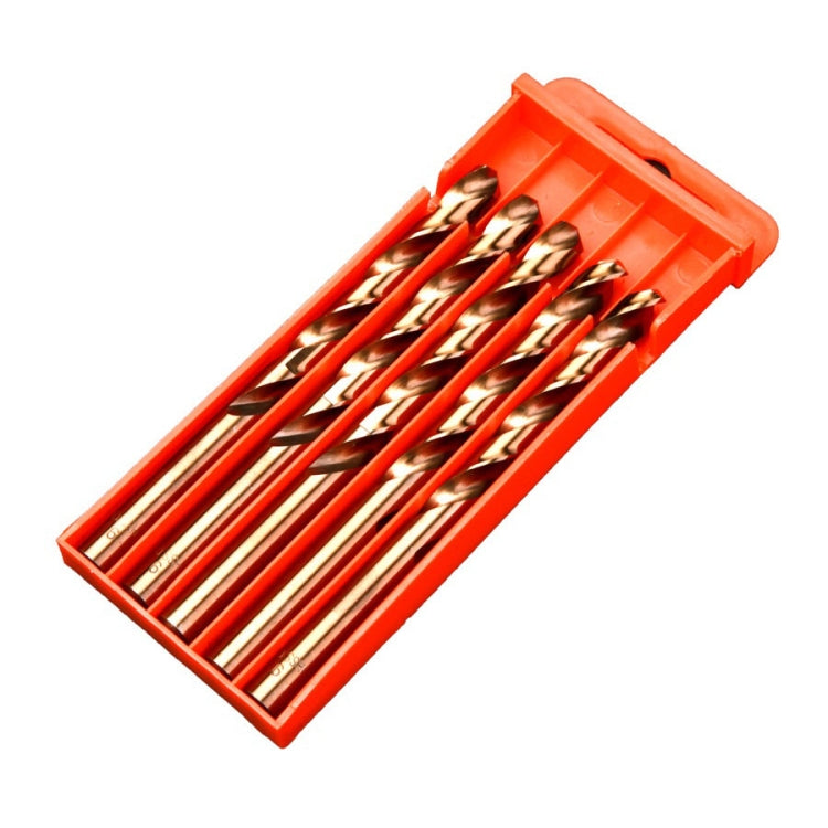 5pcs / Pack 11.5mm High Speed Steel M35 Cobalt-Containing Twist Drill Fully Ground Stainless Steel Drill Bit