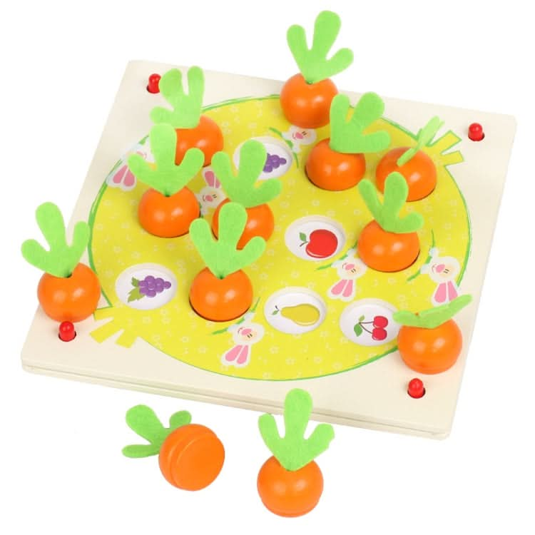 Children Parent-Child Interaction Radish Shape Memory Chess Board Game Educational Toys Reluova