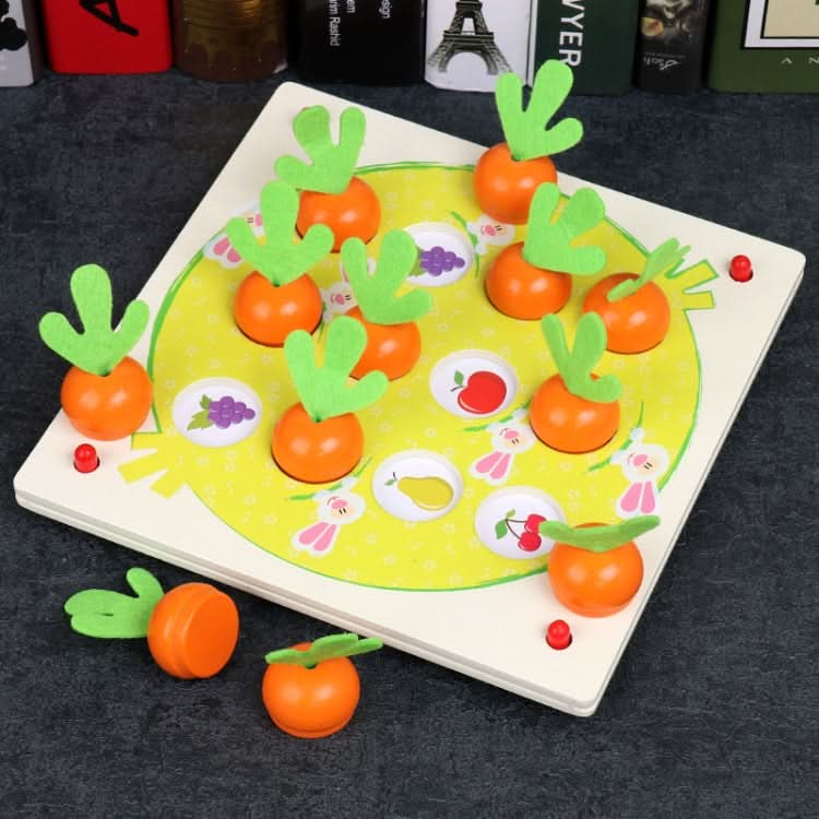 Children Parent-Child Interaction Radish Shape Memory Chess Board Game Educational Toys Reluova