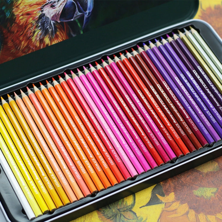 72-Color Tin Box Oily Drawing Color Pencils