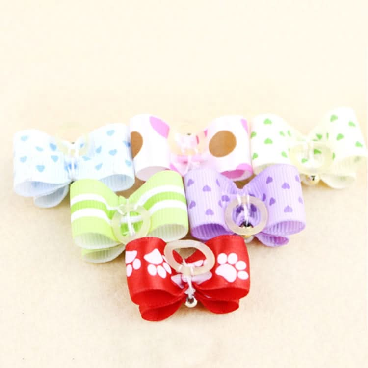 10pcs Handmade Cute Pet Dog Bow Loverly Bowknot Dog Ties - Reluova