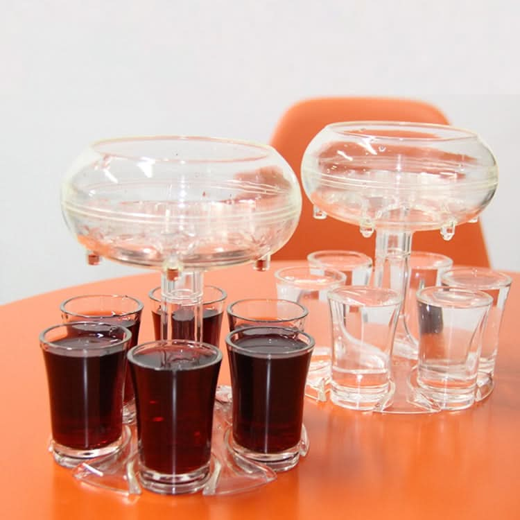 6 Shot Glass Dispenser And Holder Automatic Diversion Pourer-Reluova