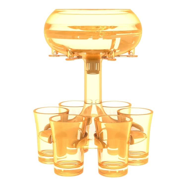 6 Shot Glass Dispenser And Holder Automatic Diversion Pourer-Reluova