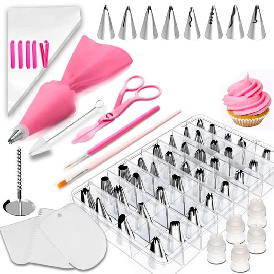 83 in 1  Cake Decorating Mouth Baking Tool Set Icing And Pastry Coloring Utensils-Reluova