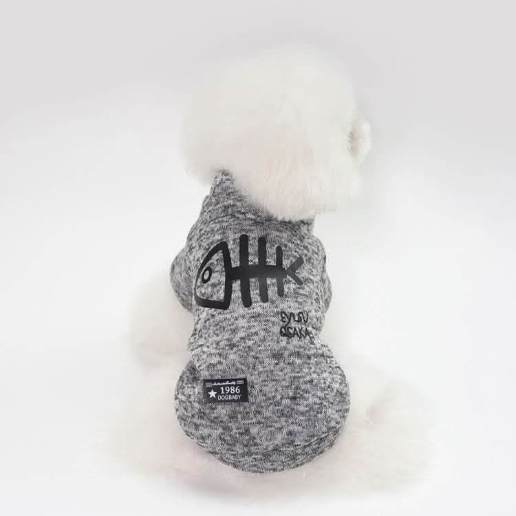 Autumn  Winter Pet Clothes Pet Vest Fishbone Hoodie for Puppy Dog - Reluova