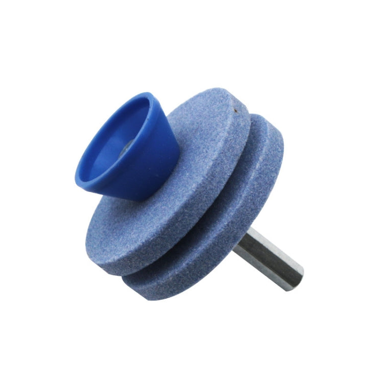 Lawn Mower Sharpener Grinding Wheel Sharpener Industrial Grinding Head, Specification: 4-layer Blue+Pink