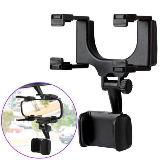 2 PCS Car Rearview Mirror Mobile Phone Bracket Tachograph Fixing Clip-Reluova