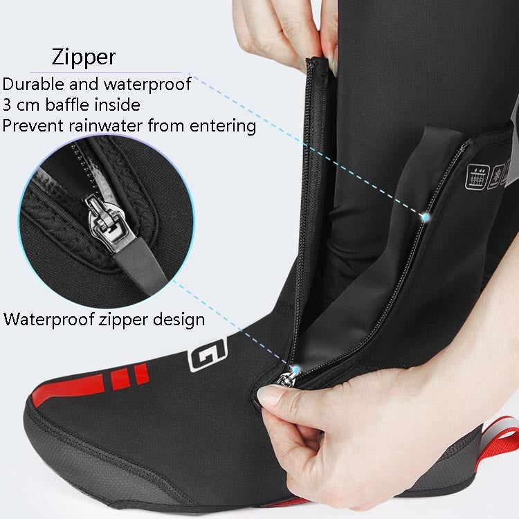 GIYO Bicycle Riding Shoes Cover Windproof And Waterproof Outdoor Riding Thick Shoe Cover Reluova